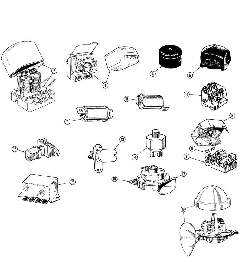 Ignition Electrical Wiring Morgan 4 Parts