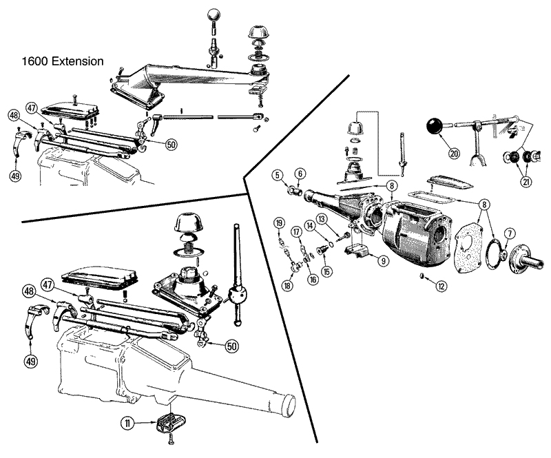 Transmission Parts Morgan 4 4