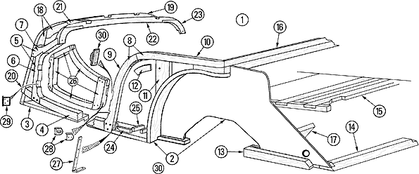Morgan Plus 4 Body Parts